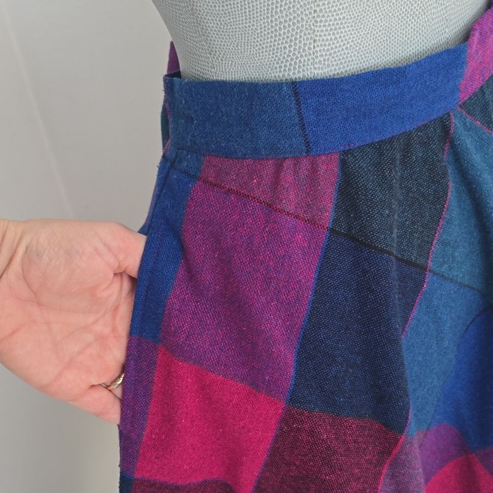 JC Penny | Plaid A-Line Skirt - Multicolor - Picture 4 of 11